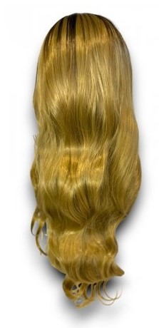 Peruka damska wysokiej jakości - brązowa 70 cm